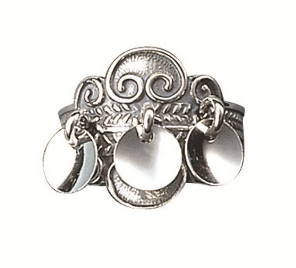 Hovedbilde Ring, oksidert m. lauv artnr: 317102