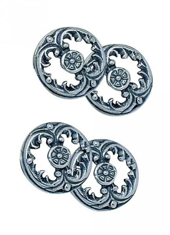 Bunadsølv Manjsettknapper 766124