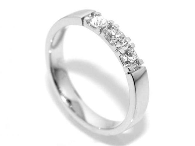 Hovedbilde Forlovelsesring dame med diamanter 0.21 carat ...