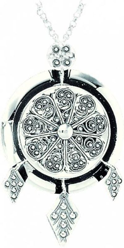 Bunadsølv Offerdåse 70 cm kjede 554005