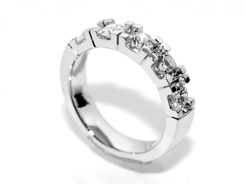 Forlovelsesring 1 carat diamant w.si
