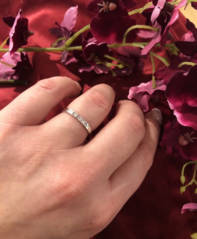 Superdeal! Alliansering med diamanter 0.09 carat w.si (585)