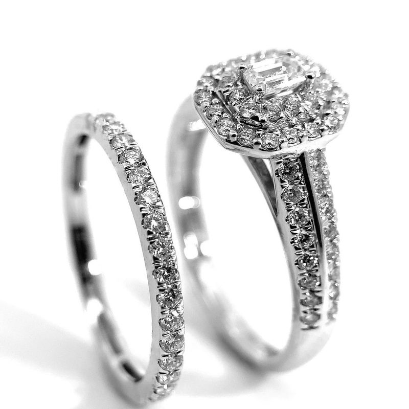 Diamantring 1 carat w.si