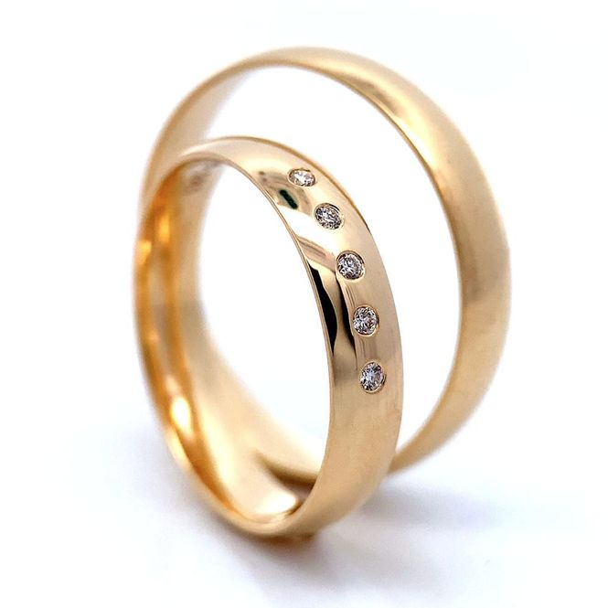 Hovedbilde SUPERDEAL! Gifteringer med diamanter 0.05 carat