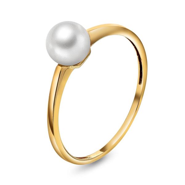 Hovedbilde Perlering i gult gull