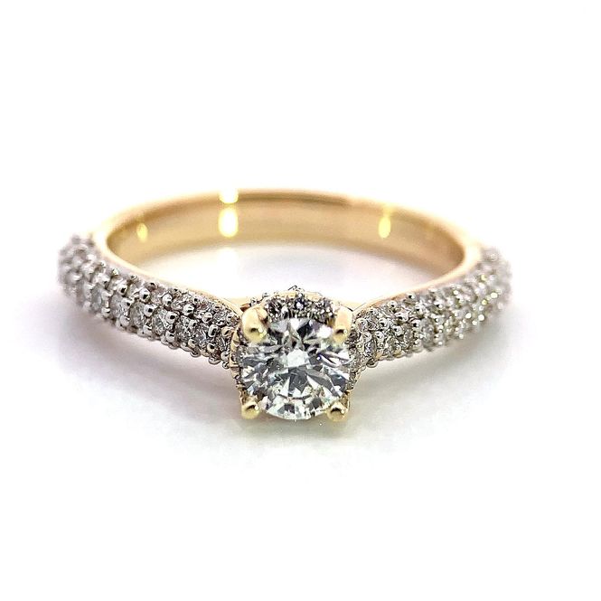 Hovedbilde Diamantring 0.90 carat tw.si diamanter