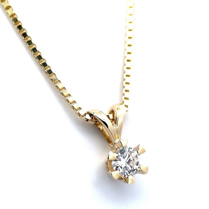 Hovedbilde Enstens Diamantsmykke SuperDeal med 0.30ct tw.vs ...