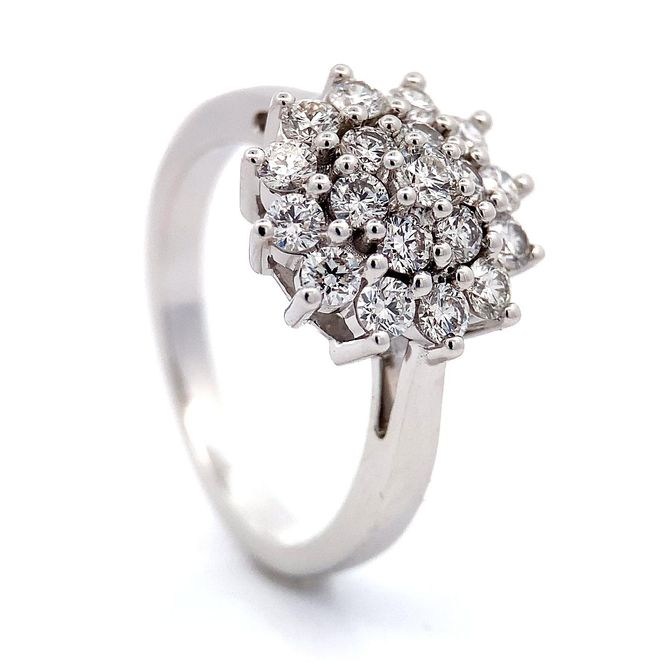 Hovedbilde Diamantring 1 carat w.si