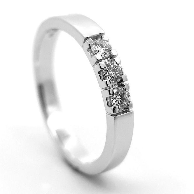 Hovedbilde Superdeal! Alliansering med 3 diamanter 0.21 ...