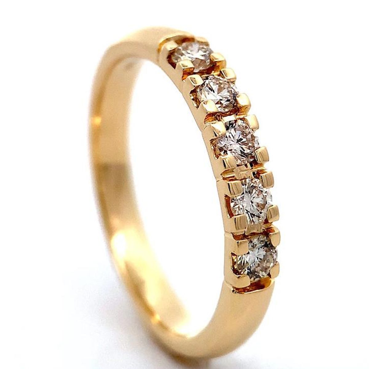 Superdeal! Alliansering med diamanter 0.35 carat w.si 