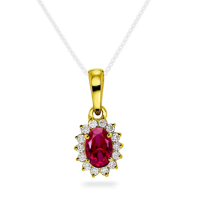 Hovedbilde Rubin smykke 0.14 carat w.si